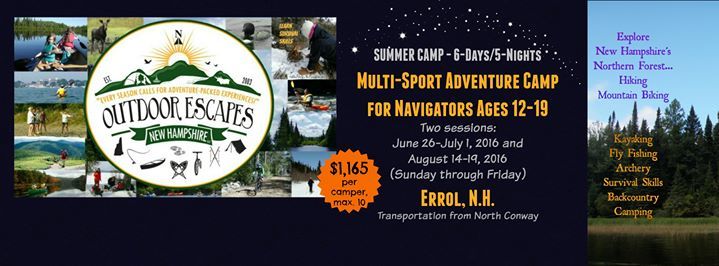 N.H. Teen Camp Registration (Ages 12-19) - Conway, NH