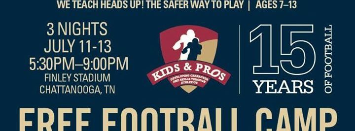 Kids and Pros Chattanooga - FREE Football Camp - Chattanooga, TN