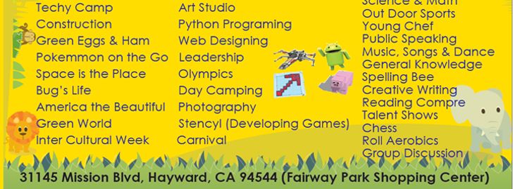 OPEN House- Summer Camp 2017 - Hayward, CA