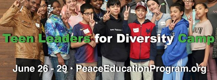 Teen Leaders for Diversity Camp: June 26 - 28 9am - 4 pm - Louisville, KY