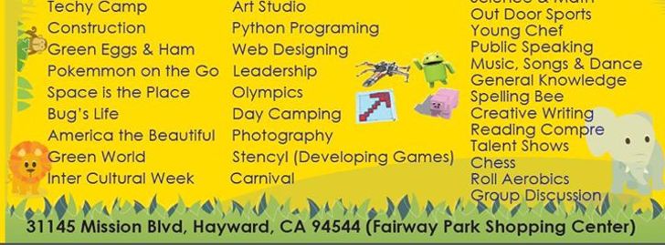 OPEN House- Summer CAMP 2017 - Hayward, CA