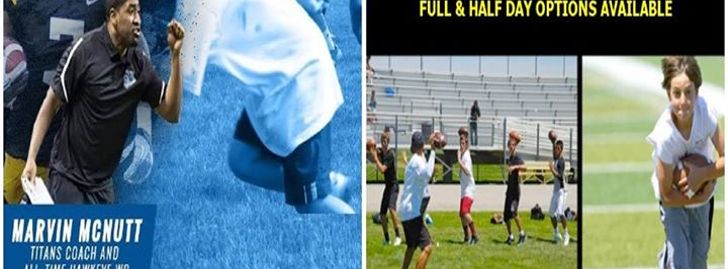 Marvin McNutt Titans Youth Football Camp-Hiawatha - Hiawatha, IA