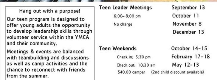 Teen Leaders Meeting - Clinton, OH