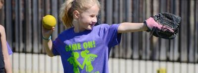 Game On! Sports 4 Girls Throw Clinic Hosted by GBA