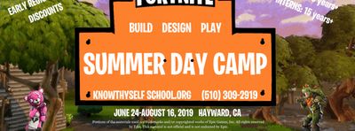 Fortnite Themed Summer Day Camp