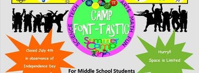 Camp Font-Tastic Kids Summer Camp 2019