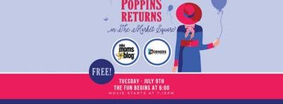 Mary Poppins Returns in The Market Square with MKE Moms Blog