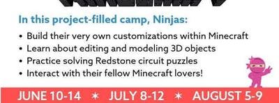 Minecraft Create Summer Camp